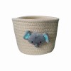 CESTA PARA ARMAZENAMENTO EM ALGODÃO MODELO BICHINHOS REF: AP35673-2 CESTA PARA ARMAZENAMENTO EM ALGODÃO MODELO BICHINHOS REF: AP35673-2