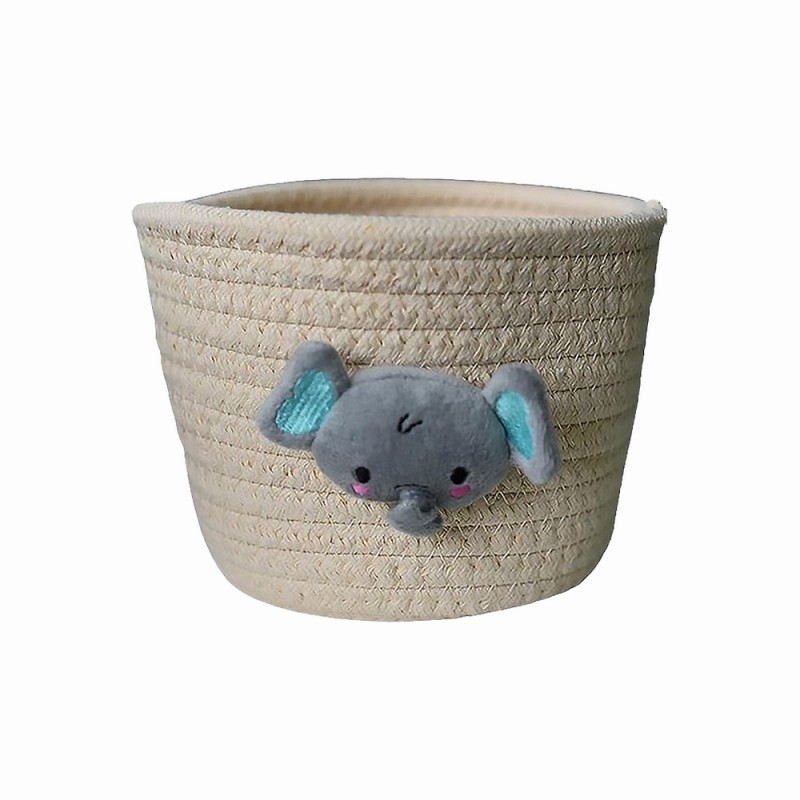 CESTA PARA ARMAZENAMENTO EM ALGODÃO MODELO BICHINHOS REF: AP35673-2 CESTA PARA ARMAZENAMENTO EM ALGODÃO MODELO BICHINHOS REF: AP35673-2