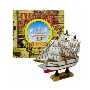 ENFEITE DECORATIVO DE MESA MODELO BARCO EM MADEIRA REF: AP60B-12CM ENFEITE DECORATIVO DE MESA MODELO BARCO EM MADEIRA REF: AP60B-12CM