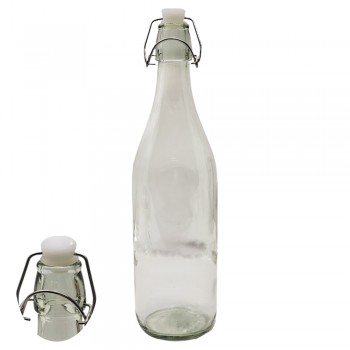 GARRAFA TRASPARENTE COM TAMPA EM VIDRO 500ML REF: AP919K GARRAFA TRASPARENTE COM TAMPA EM VIDRO 500ML REF: AP919K
