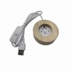 BASE DE LUMINARIA EM LED COLORIDA CABO USB BASE EM MADEIRA REF: AP7812ST-C BASE DE LUMINARIA EM LED COLORIDA CABO USB BASE EM MADEIRA REF: AP7812ST-C