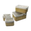 KIT 4 CESTOS ORGANIZADORES EM BAMBU REF: APRM2310048 KIT 4 CESTOS ORGANIZADORES EM BAMBU REF: APRM2310048