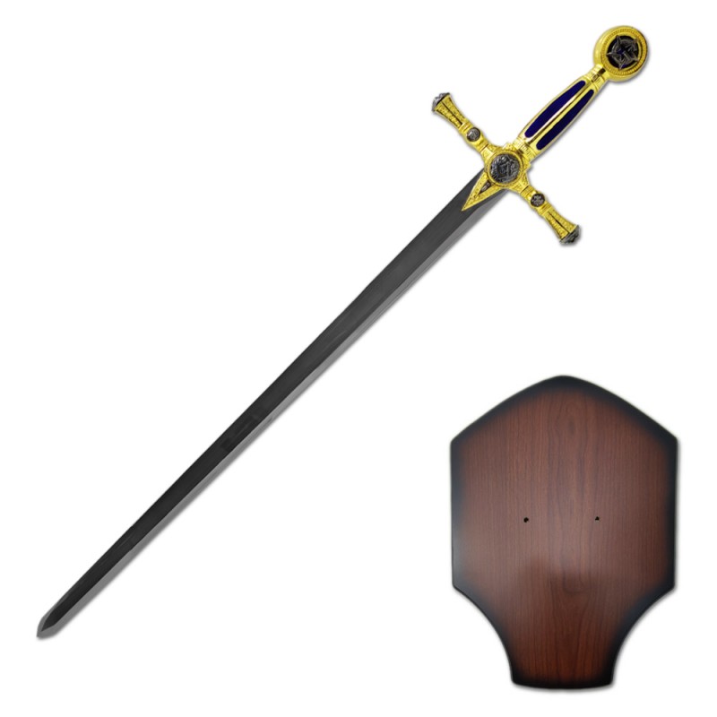 ESPADA MEDIEVAL DECORATIVA EM METAL 112CM REF: PFL4915BL ESPADA MEDIEVAL DECORATIVA EM METAL 112CM REF: PFL4915BL