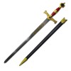 ESPADA MEDIEVAL DECORATIVA EM METAL 84CM REF: PFL9136RD ESPADA MEDIEVAL DECORATIVA EM METAL 84CM REF: PFL9136RD