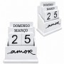 CALENDÁRIO DECORATIVO DE MESA DE MADEIRA REF: APRL002