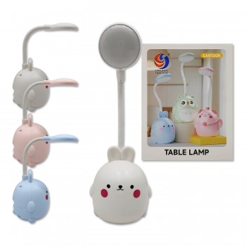LUMINÁRIA DE MESA MODELO COELHO COM CABO USB EM PLÁSTICO REF: AP315-1L LUMINÁRIA DE MESA MODELO COELHO COM CABO USB EM PLÁSTICO REF: AP315-1L