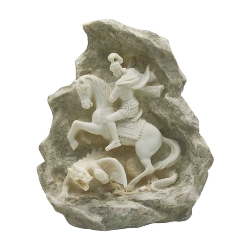 ENFEITE DECORATIVO MODELO SÃO JORGE EM RESINA PLÁSTICA REF: APW1771 ENFEITE DECORATIVO MODELO SÃO JORGE EM RESINA PLÁSTICA REF: APW1771