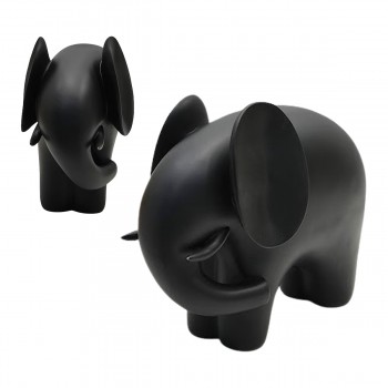 ENFEITE DE MESA MODELO ELEFANTE EM RESINA PLÁSTICA REF: AP7737EG
