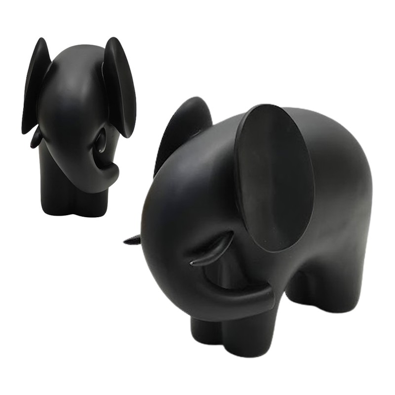 ENFEITE DE MESA MODELO ELEFANTE EM RESINA PLÁSTICA REF: AP7737EG