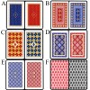 KIT 2 JOGOS DE BARALHOS COM CARTAS DE PLÁSTICO REF: APPK08