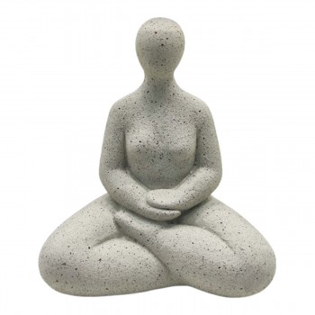 ENFEITE DECORATIVO DE MESA MODELO YOGA EM RESINA PLÁSTICA REF: AP674807S