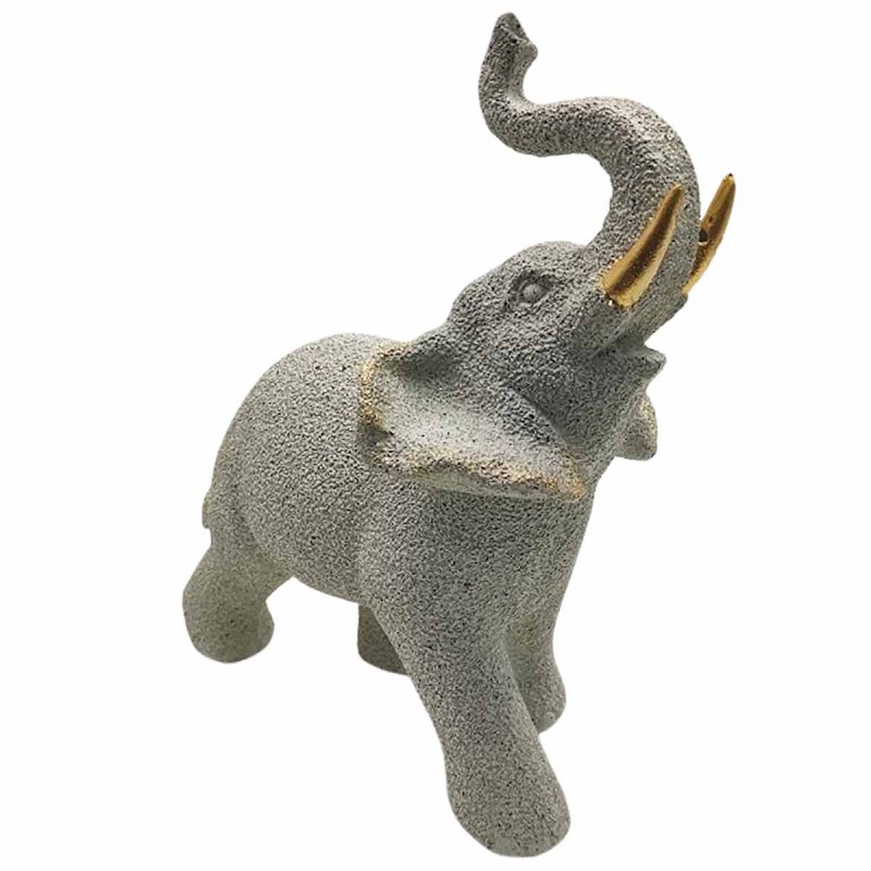 ENFEITE DECORATIVO DE MESA MODELO ELEFANTE EM RESINA PLÁSTICA REF: AP6748E12