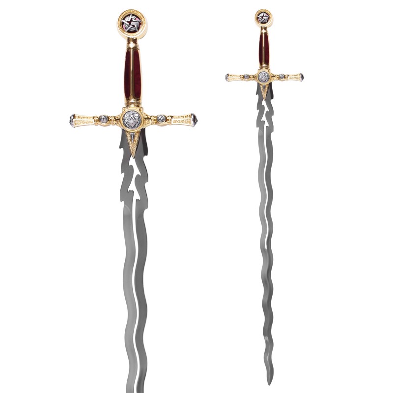 ESPADA DECORATIVA COM LÂMINA SEM CORTE E SUPORTE DE MADEIRA REF: PFL25963 ESPADA DECORATIVA COM LÂMINA SEM CORTE E SUPORTE DE MADEIRA REF: PFL25963