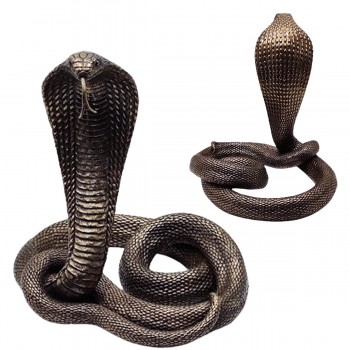 ENFEITE DE MESA MODELO COBRA REAL EM RESINA PLÁSTICA REF: APWU75184A1