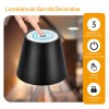 LUMINÁRIA DECORATIVA LED COM ENCAIXE PARA GARRAFA EM METAL E PLÁSTICO REF: APB06L-BL LUMINÁRIA DECORATIVA LED COM ENCAIXE PARA GARRAFA EM METAL E PLÁSTICO REF: APB06L-BL