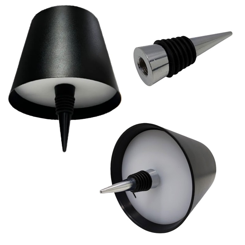 LUMINÁRIA DECORATIVA LED COM ENCAIXE PARA GARRAFA EM METAL E PLÁSTICO REF: APB06L-BL LUMINÁRIA DECORATIVA LED COM ENCAIXE PARA GARRAFA EM METAL E PLÁSTICO REF: APB06L-BL