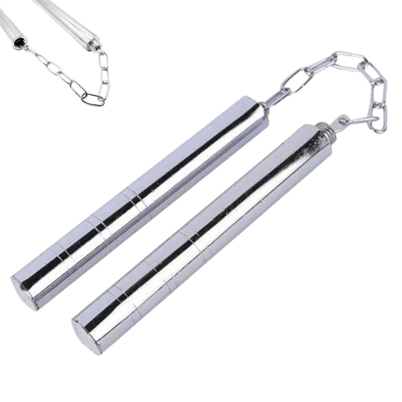NUNCHAKU MODELO BASTÃO EM METAL REF: AP6751NK-1 NUNCHAKU MODELO BASTÃO EM METAL REF: AP6751NK-1