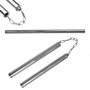 NUNCHAKU MODELO BASTÃO EM METAL REF: AP6751NK-4 NUNCHAKU MODELO BASTÃO EM METAL REF: AP6751NK-4