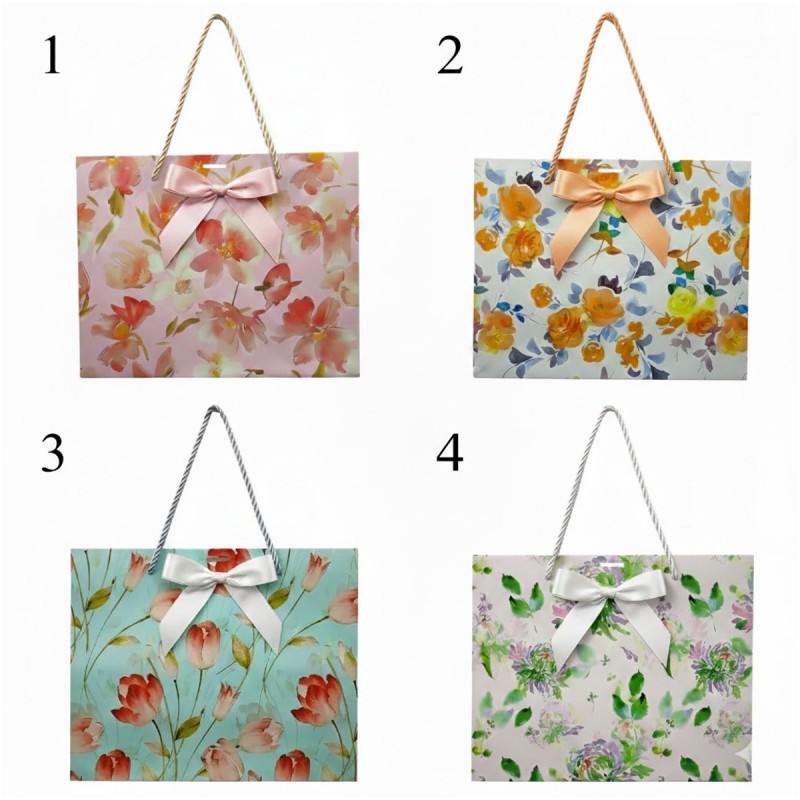 SACOLA DE PAPEL ESTAMPADA PARA PRESENTES REF: APH039L SACOLA DE PAPEL ESTAMPADA PARA PRESENTES REF: APH039L