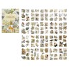 CADERNO COM 20 FOLHAS DE FIGURINHAS ADESIVAS DE PAPEL E PLÁSTICO REF: APJMPF404