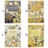 CADERNO COM 20 FOLHAS DE FIGURINHAS ADESIVAS DE PAPEL E PLÁSTICO REF: APJMPF404