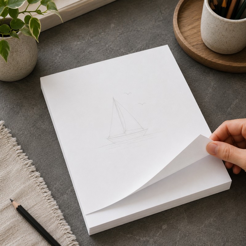 CADERNO DE DESENHO COM 78 FOLHAS DE PAPEL 110G/M2 REF: AP78-2386 CADERNO DE DESENHO COM 78 FOLHAS DE PAPEL 110G/M2 REF: AP78-2386