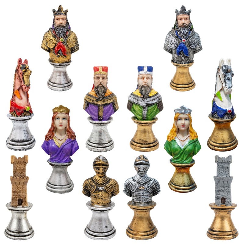 JOGO XADREZ DE MADEIRA MODELO MEDIEVAL REF: APR231-3 JOGO XADREZ DE MADEIRA MODELO MEDIEVAL REF: APR231-3