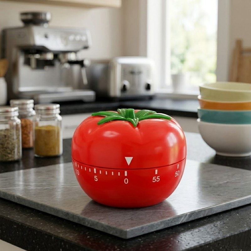 TEMPORIZADOR-TIMER ANALÓGICO DE PLÁSTICO MODELO TOMATE REF: AP268-10 TEMPORIZADOR-TIMER ANALÓGICO DE PLÁSTICO MODELO TOMATE REF: AP268-10