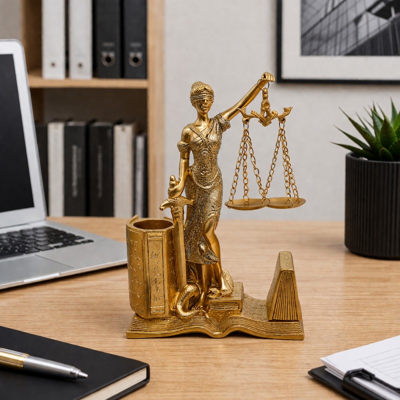 ENFEITE DECORATIVO MODELO DAMA DA JUSTIÇA DE RESINA REF: AP717-9 ENFEITE DECORATIVO MODELO DAMA DA JUSTIÇA DE RESINA REF: AP717-9