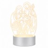 LUMINÁRIA USB MODELO SAGRADA FAMÍLIA DE PLÁSTICO COM LÂMPADA DE LED REF: AP7656L04 LUMINÁRIA USB MODELO SAGRADA FAMÍLIA DE PLÁSTICO COM LÂMPADA DE LED REF: AP7656L04