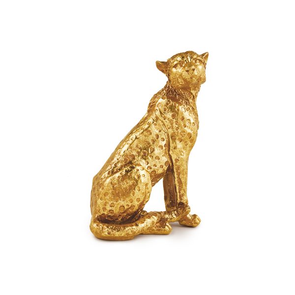 ESCULTURA DECORATIVA MODELO LEOPARDO EM POLIRESINA REF: 12442 ESCULTURA DECORATIVA MODELO LEOPARDO EM POLIRESINA REF: 12442