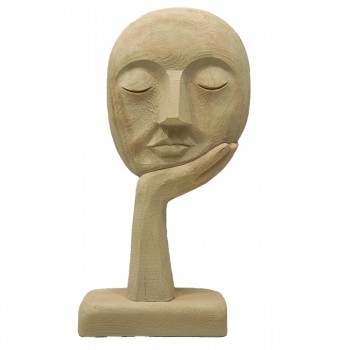 ENFEITE DECORATIVO MODELO FACE EM POLIRRESINA REF: 17504 ENFEITE DECORATIVO MODELO FACE EM POLIRRESINA REF: 17504