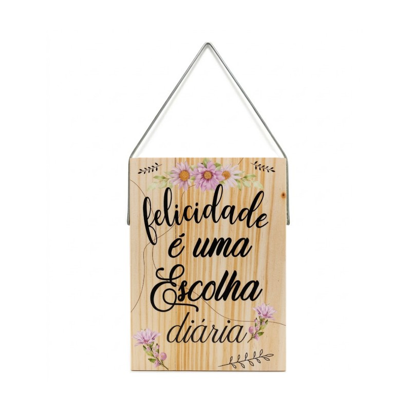 PLACA DECORATIVA DE MADEIRA COM CORDA REF: JPL2206 PLACA DECORATIVA DE MADEIRA COM CORDA REF: JPL2206