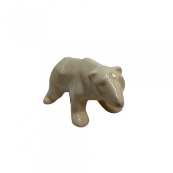 ENFEITE URSO PORCELANA BEGE ENFEITE URSO PORCELANA BEGE