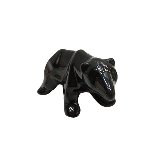 ENFEITE URSO PORCELANA PRETO ENFEITE URSO PORCELANA PRETO