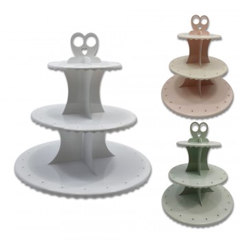 BANDEJA 3 ANDARES DECORATIVA EM PLÁSTICO REF: HU54844 BANDEJA 3 ANDARES DECORATIVA EM PLÁSTICO REF: HU54844