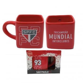 CANECA QUADRADA SÃO PAULO 330ML REF: 014189 CANECA QUADRADA SÃO PAULO 330ML REF: 014189