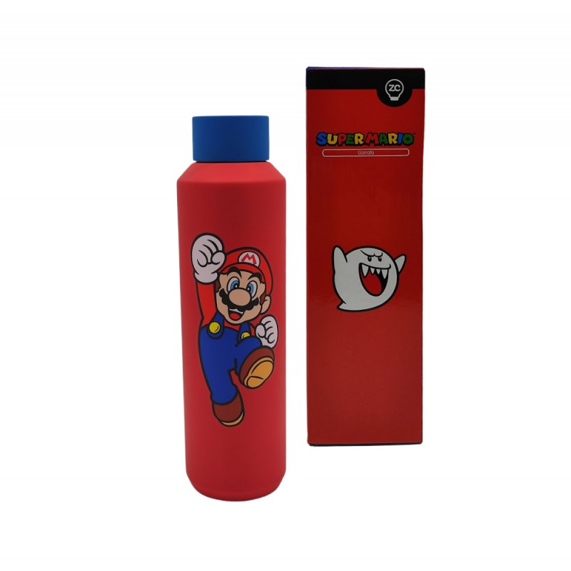 GARRAFA ACQUA MODELO SUPER MARIO EM INOX 600ML REF: 10072572 GARRAFA ACQUA MODELO SUPER MARIO EM INOX 600ML REF: 10072572