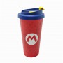 COPO DE VIAGEM MODELO SUPER MARIO EM PLÁSTICO 500ML REF: 10025587
