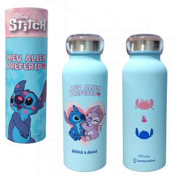 GARRAFA BUBBLE 500ML STITCH NAMORADOS REF: 10072927 GARRAFA BUBBLE 500ML STITCH NAMORADOS REF: 10072927