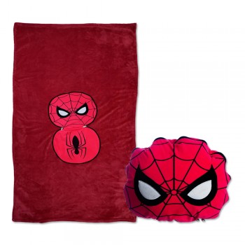 ALMOFADA 2 EM 1 MANTA COM ZÍPER MODELO HOMEM ARANHA REF: 10065247 ALMOFADA 2 EM 1 MANTA COM ZÍPER MODELO HOMEM ARANHA REF: 10065247