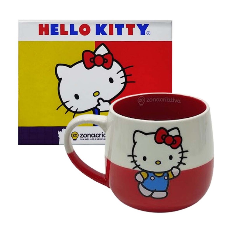 CANECA MAGGIE MODELO HELLO KITTY EM CERÂMICA 400ML REF: 10025915 CANECA MAGGIE MODELO HELLO KITTY EM CERÂMICA 400ML REF: 10025915