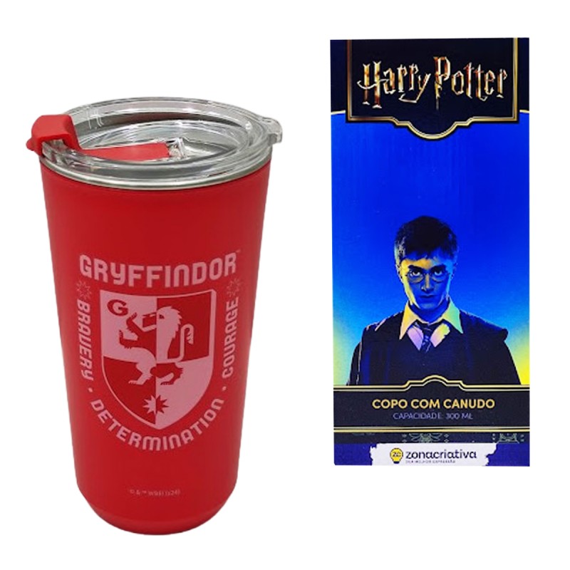 COPO SKY GRYFFINDOR 500ML EM METAL E PLÁSTICO REF: 10025966 COPO SKY GRYFFINDOR 500ML EM METAL E PLÁSTICO REF: 10025966