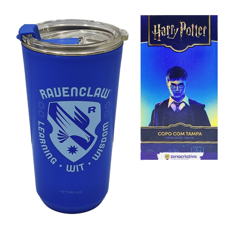 COPO SKY RAVENCLAW 500ML EM METAL E PLÁSTICO REF: 10025967 COPO SKY RAVENCLAW 500ML EM METAL E PLÁSTICO REF: 10025967