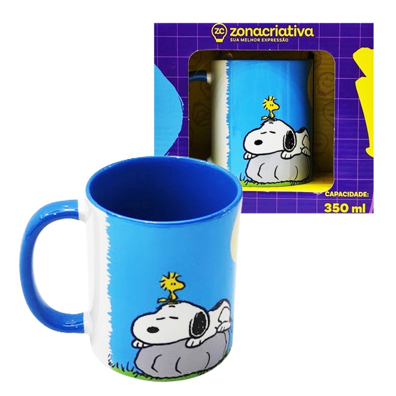 CANECA POP MODELO SNOOPY 350ML EM CERÂMICA REF: 10026037 CANECA POP MODELO SNOOPY 350ML EM CERÂMICA REF: 10026037