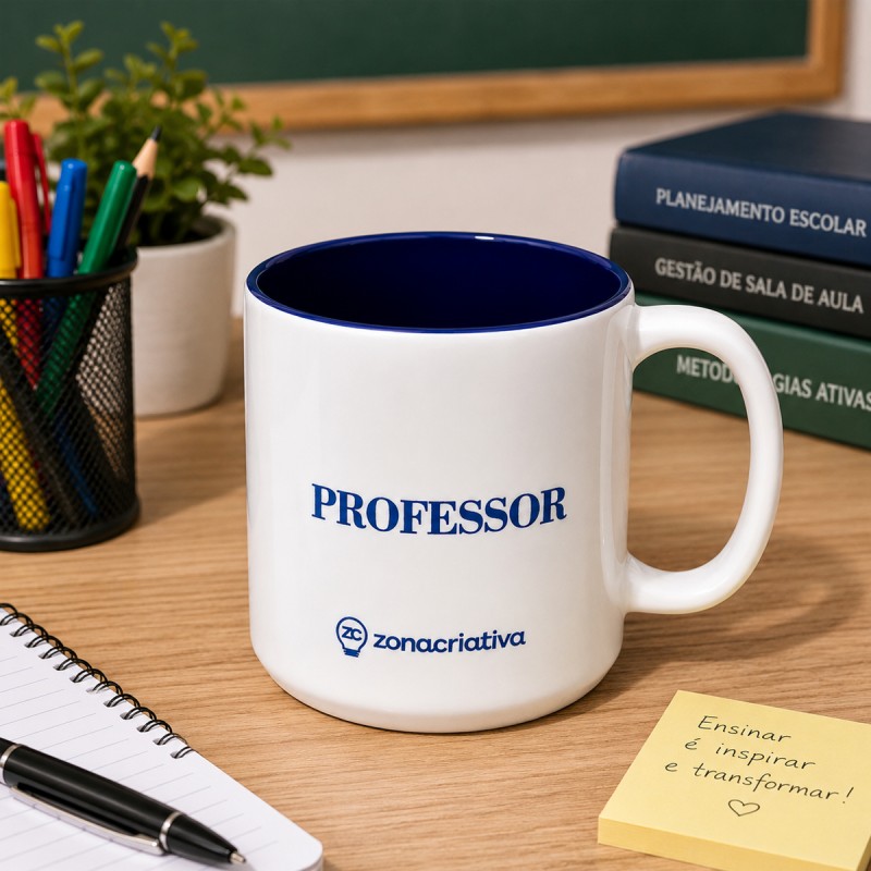 CANECA OFFICE DE CERÂMICA 500ML MODELO PROFESSOR REF: 10026861 CANECA OFFICE DE CERÂMICA 500ML MODELO PROFESSOR REF: 10026861