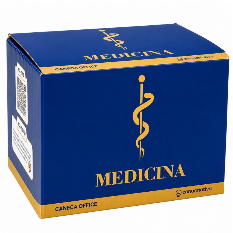 CANECA OFFICE DE CERÂMICA 500ML MODELO MEDICINA REF: 10026859 CANECA OFFICE DE CERÂMICA 500ML MODELO MEDICINA REF: 10026859