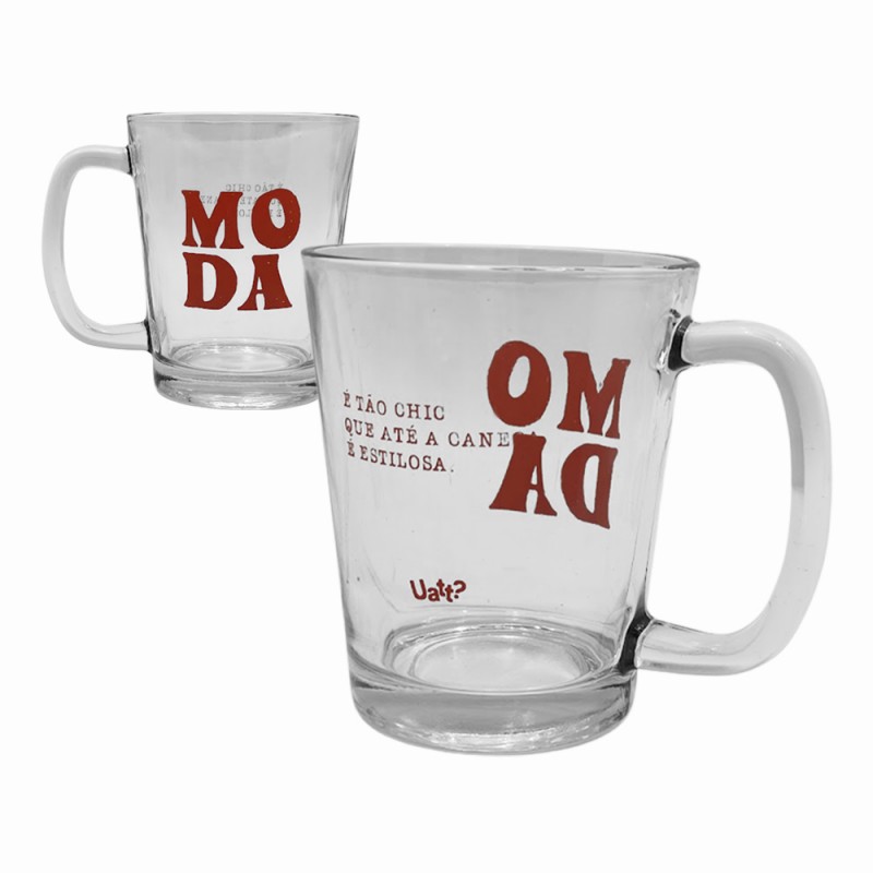 CANECA PROFISSÕES MODELO MODA EM VIDRO 300ML REF: 38414 CANECA PROFISSÕES MODELO MODA EM VIDRO 300ML REF: 38414