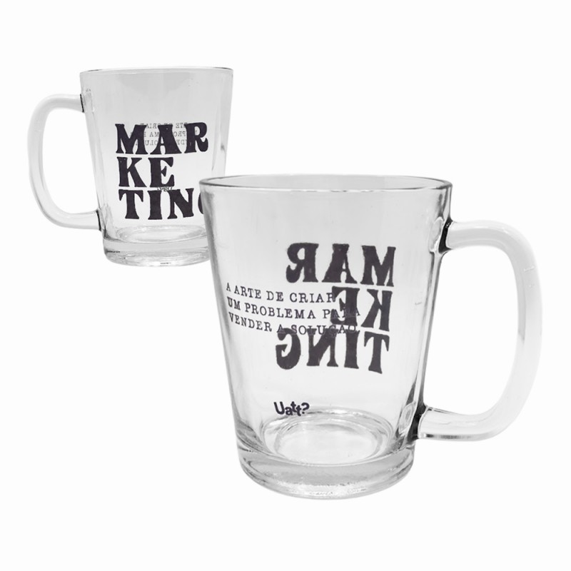 CANECA PROFISSÕES MODELO MARKETING EM VIDRO 300ML REF: 38422 CANECA PROFISSÕES MODELO MARKETING EM VIDRO 300ML REF: 38422