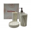CONJUNTO PARA BANHEIRO COM 4 PEÇAS EM PLÁSTICO REF: MP-80T CONJUNTO PARA BANHEIRO COM 4 PEÇAS EM PLÁSTICO REF: MP-80T